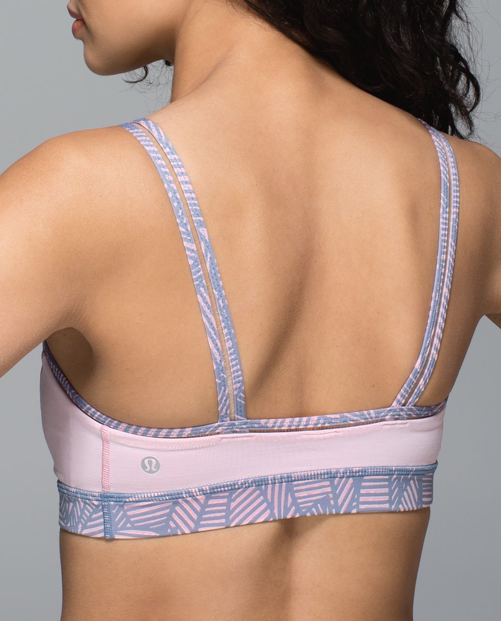 Lululemon Straight Up Bra - Blush Quartz / Banana Leaf Blush Quartz