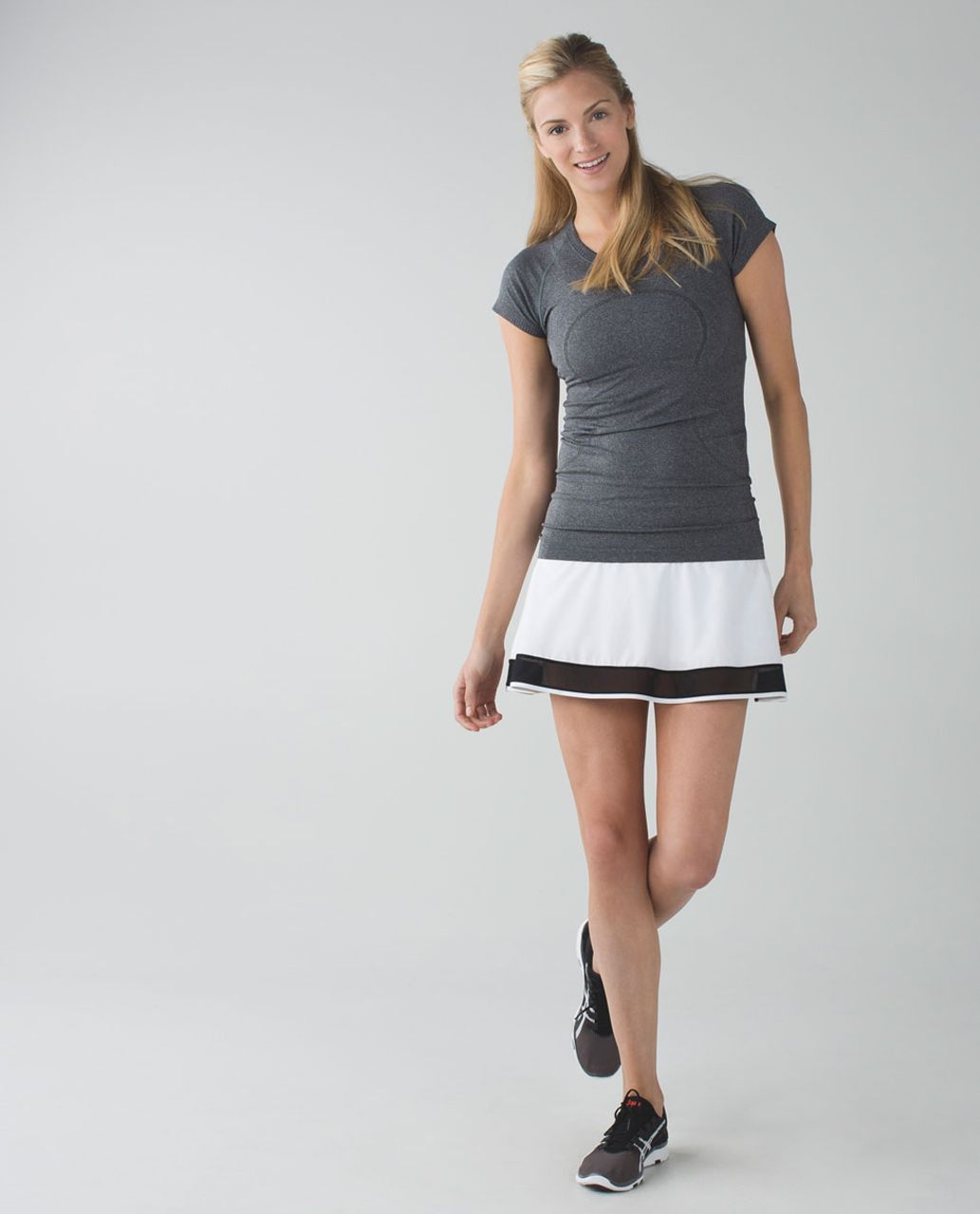 Lululemon Hot Times Skirt - White / Black