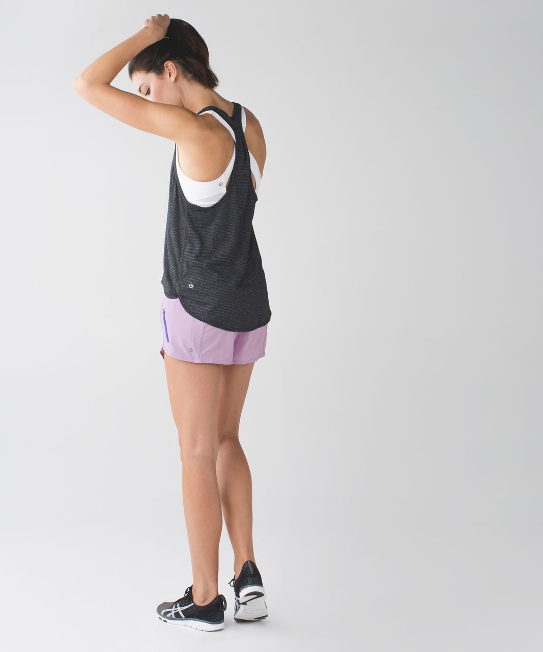 Lululemon Tracker Short III *4-way Stretch - Pretty Purple / Classic Stripe Iris Flower Pretty Purple