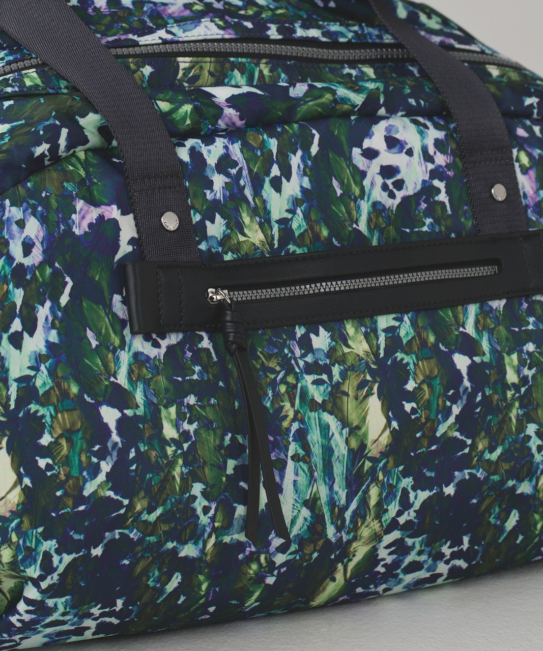 Lululemon All You Need Duffel - Floral Backdrop White Multi / Deep Coal