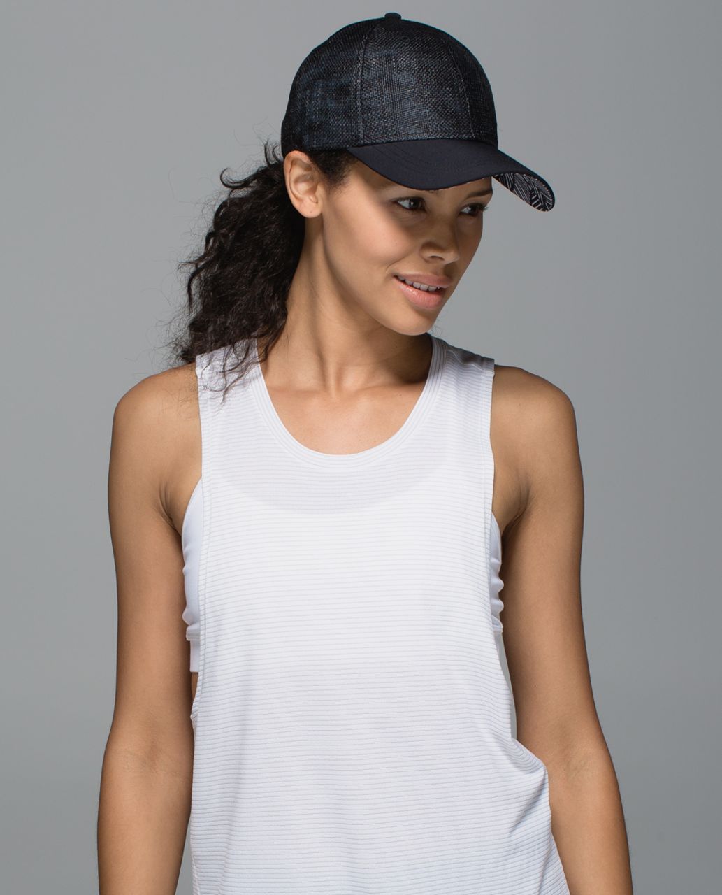 Lululemon Baller Hat *Straw - Black / Banana Leaf White Black