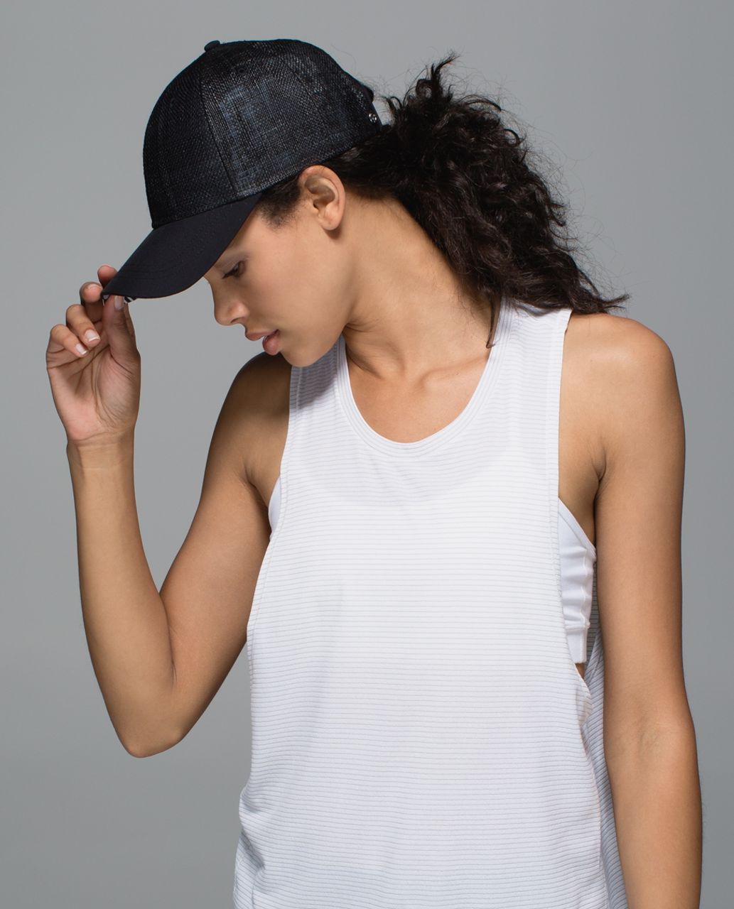 Lululemon Baller Hat *Straw - Black / Banana Leaf White Black