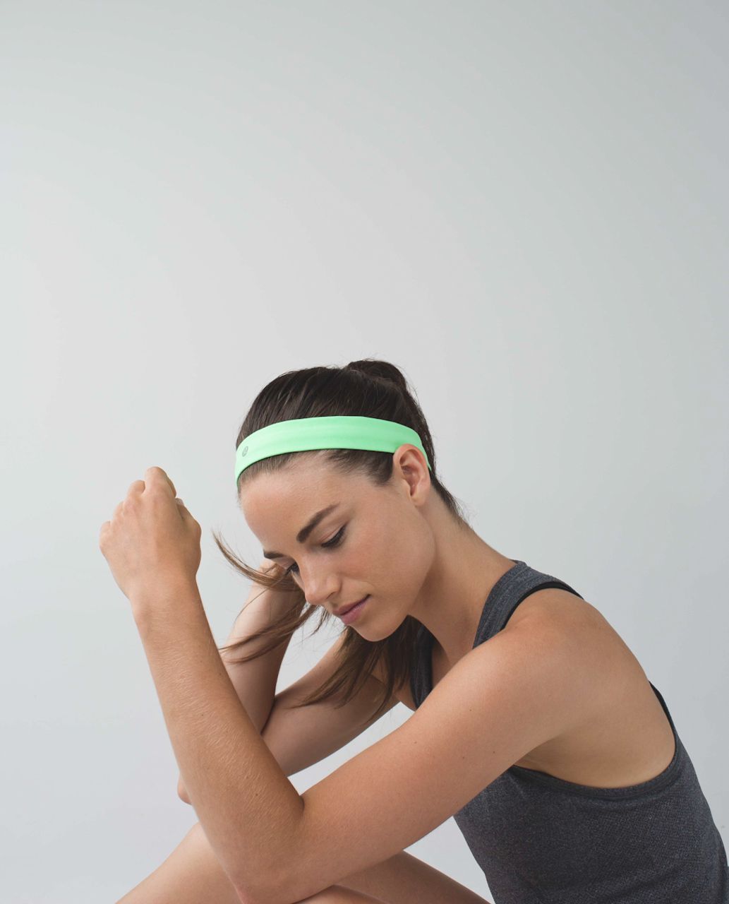 Lululemon Skinny Fly Away Tamer Headband - Pistachio