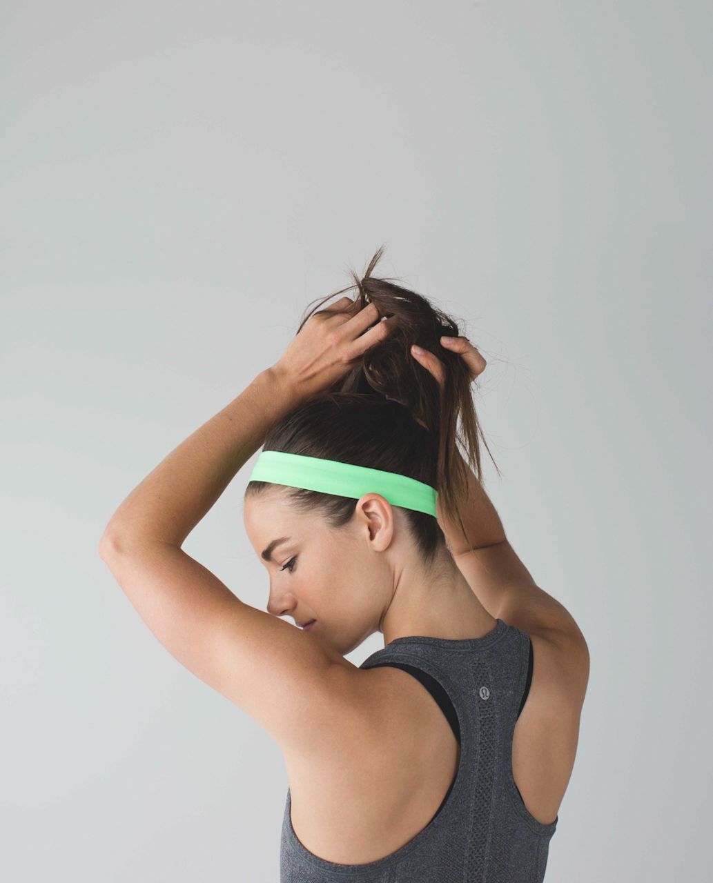 Lululemon Skinny Fly Away Tamer Headband - Pistachio