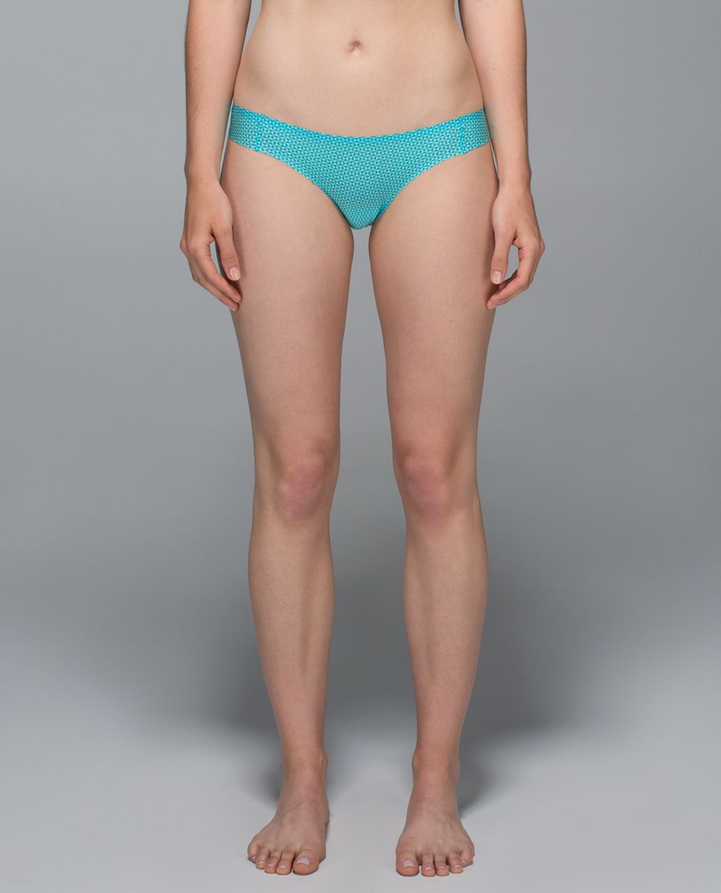 Lululemon Light As Air Thong - Double Diamond Tranquil Blue Peacock Blue