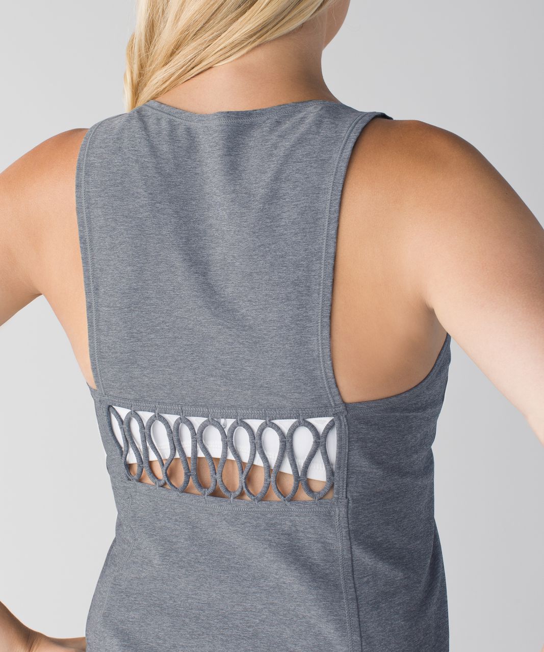 Lululemon Sweaty Or Not Tank - Heathered Slate