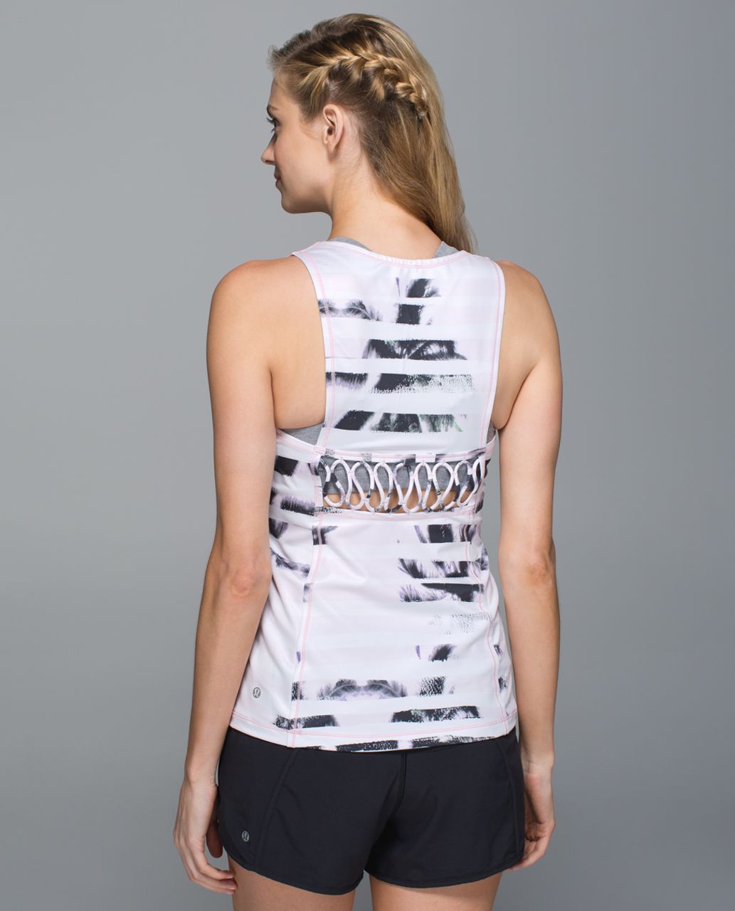 Lululemon Sweaty Or Not Tank - Sunset Stripe Blush Quartz Multi