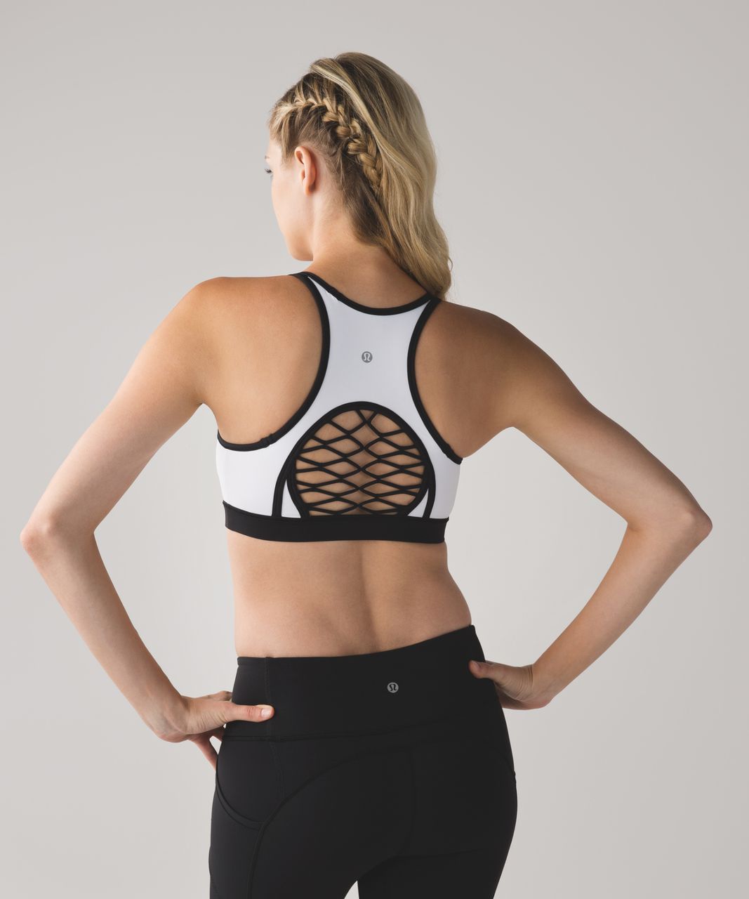 Lululemon Sweaty Or Not Bra II - Kanto Stripe Sapphire Blue Black