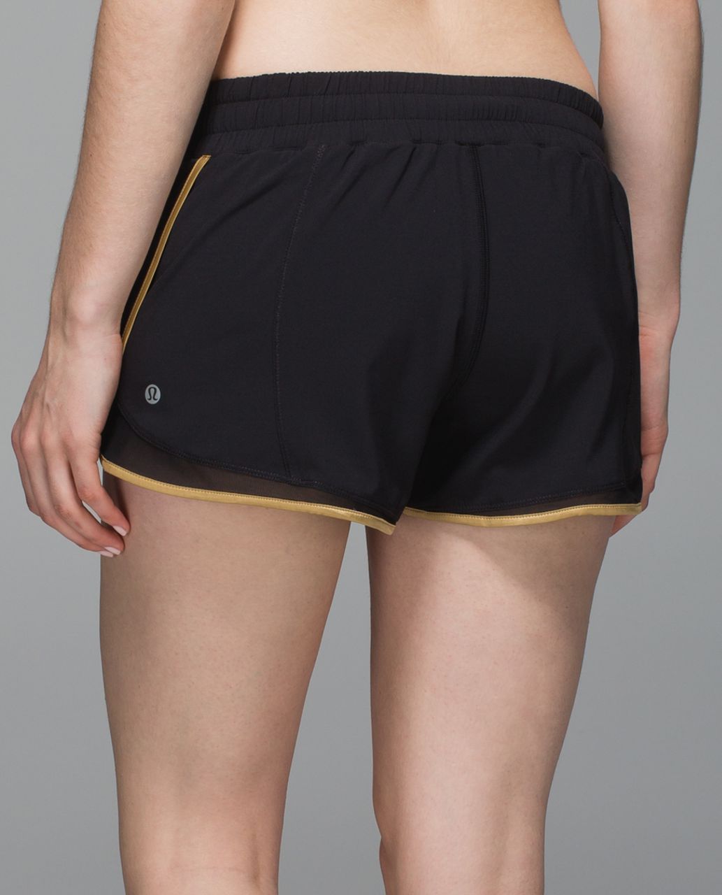 Lululemon Super Squad Short - Black /  Gold