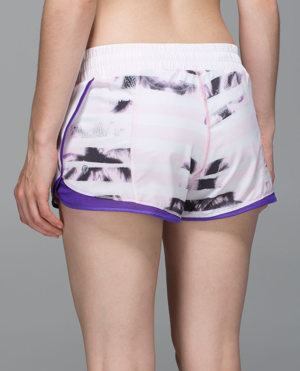 Lululemon Super Squad Short - Sunset Stripe Blush Quartz Multi / White / Iris Flower