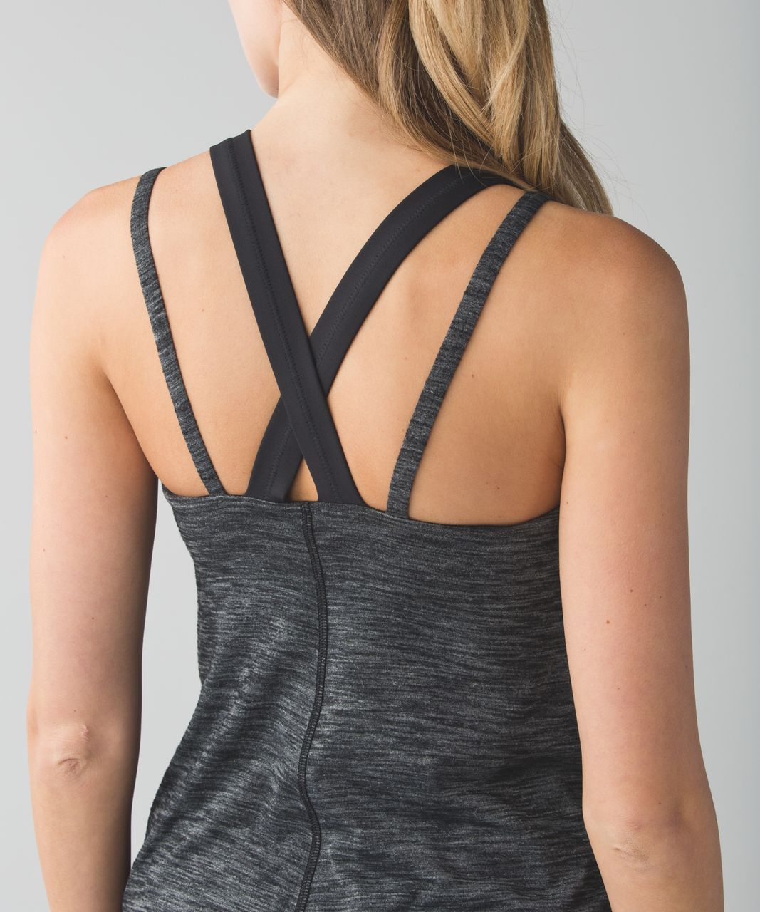 Lululemon Run For Gold Tank - Heathered Black