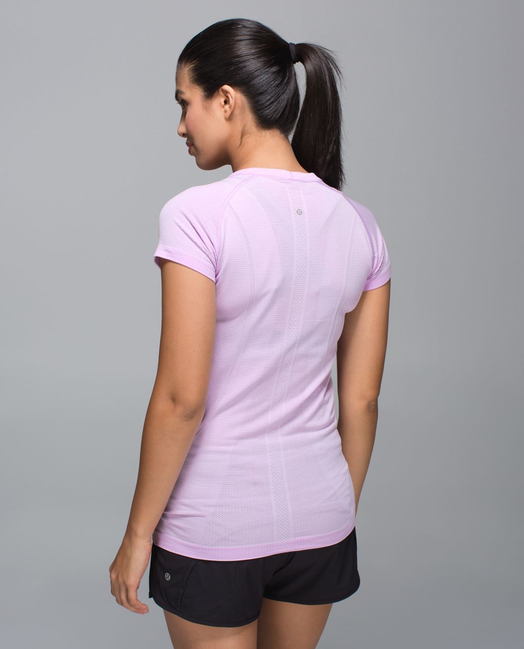 Lululemon Swiftly Tech Long Sleeve Crew - Heathered Power Purple - lulu  fanatics