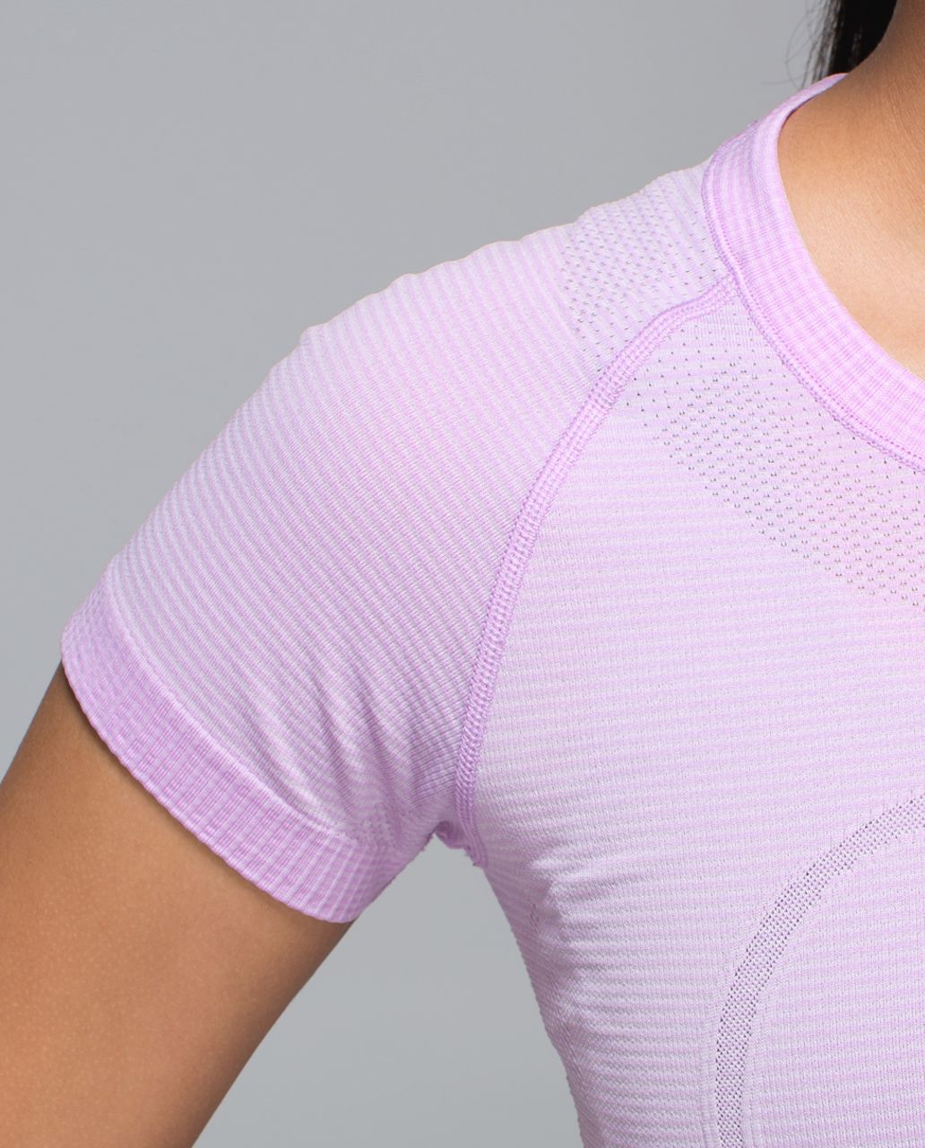 Lululemon Swiftly Tech Short Sleeve Crew - Heathered Pretty Purple