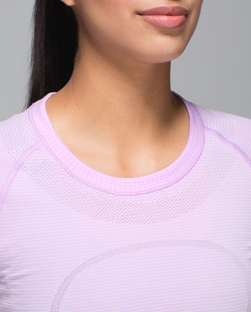 Lululemon Swiftly Tech Short Sleeve Crew - Heathered Pretty Purple