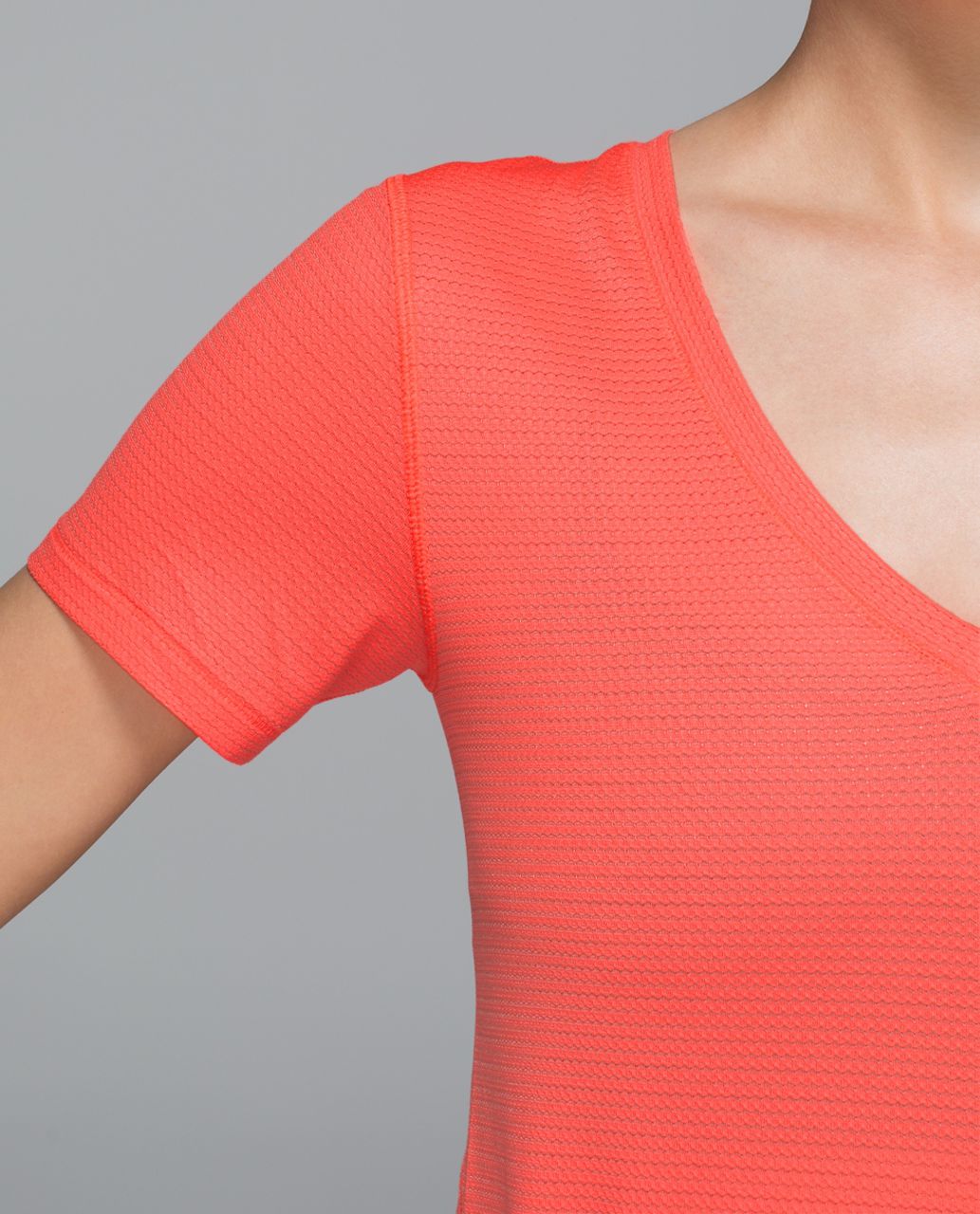 Lululemon What The Sport Tee *Mesh - Grapefruit