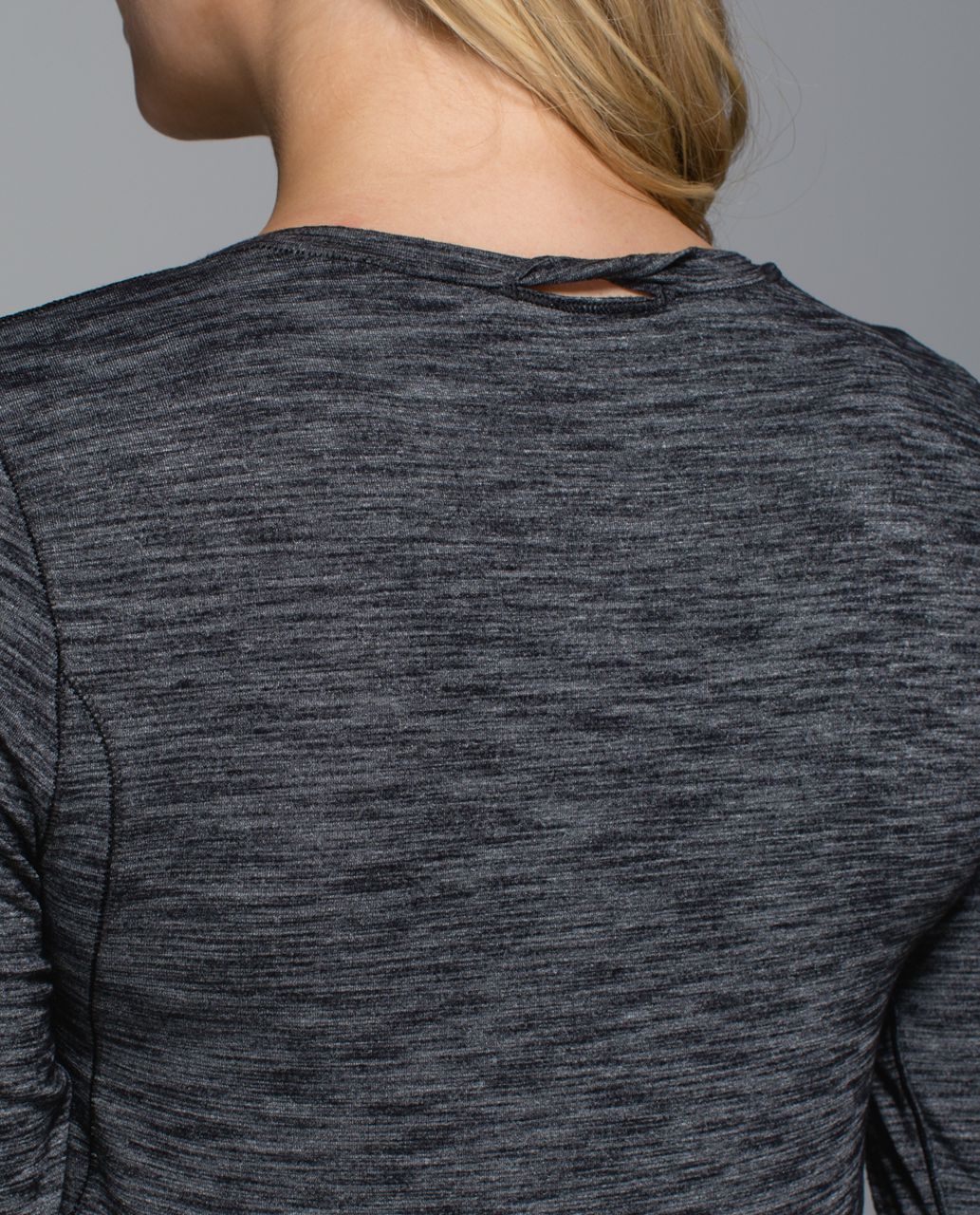 Lululemon Hot Times Long Sleeve - Heathered Black