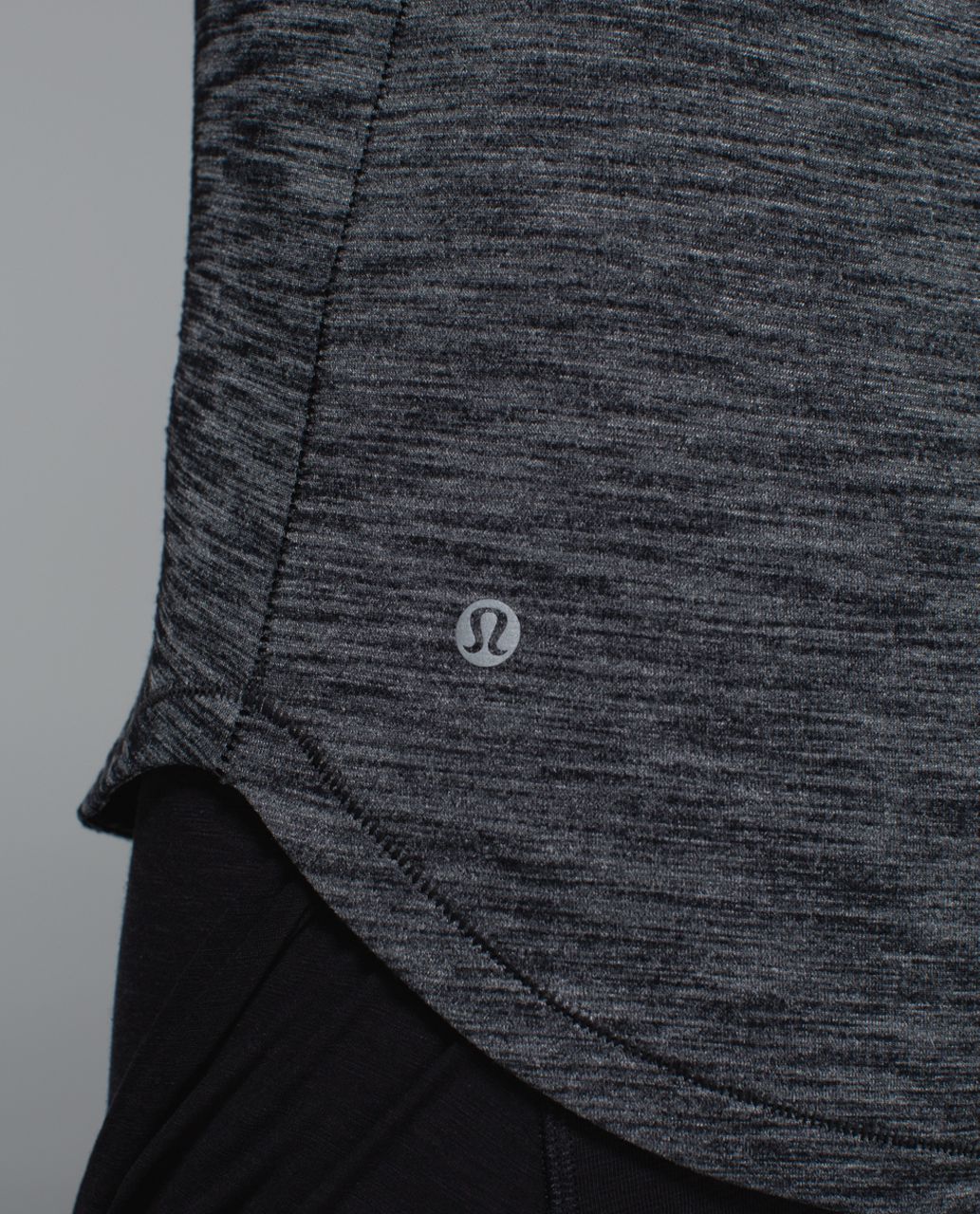 Lululemon Hot Times Long Sleeve - Heathered Black