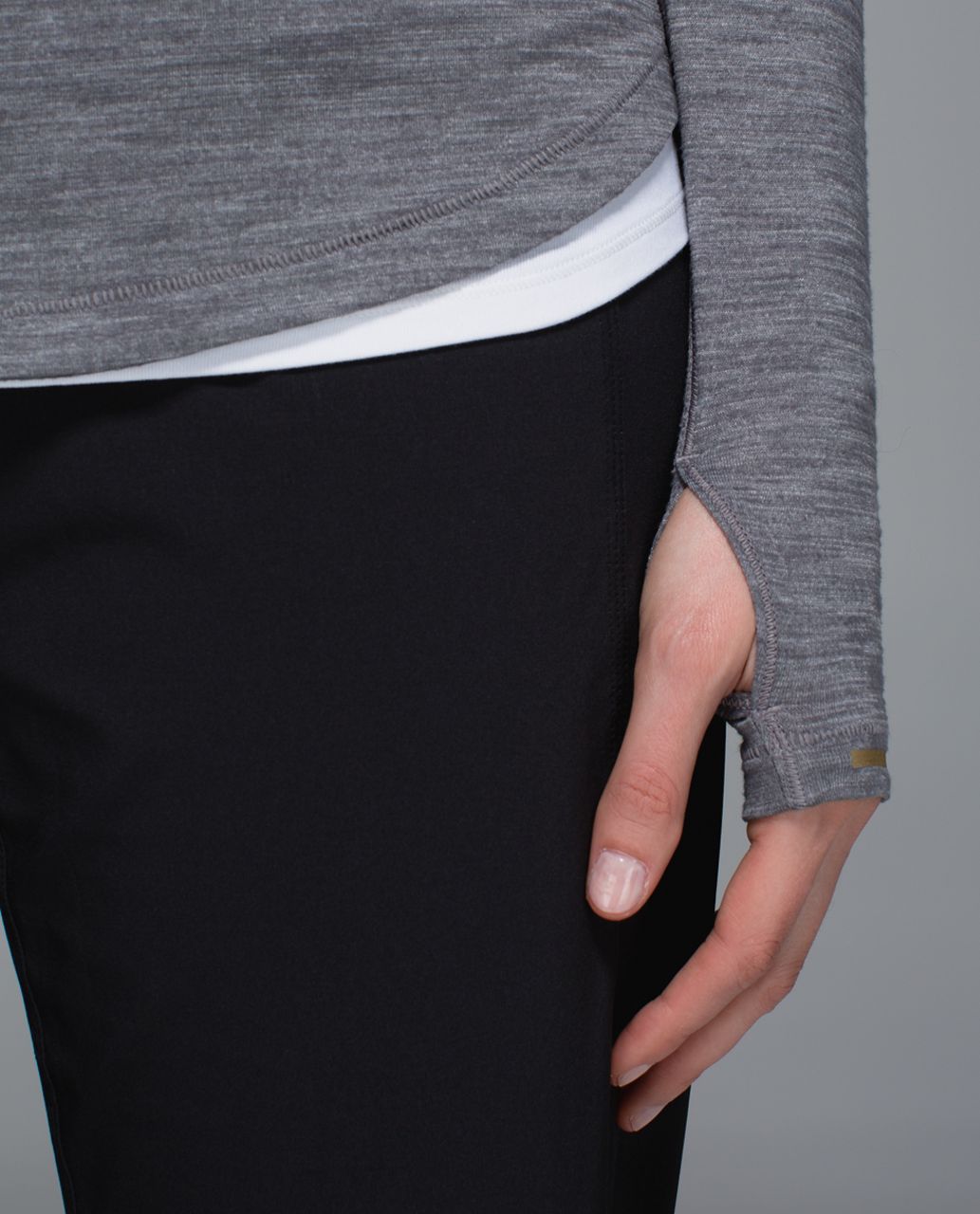 Lululemon Hot Times Long Sleeve - Heathered Slate