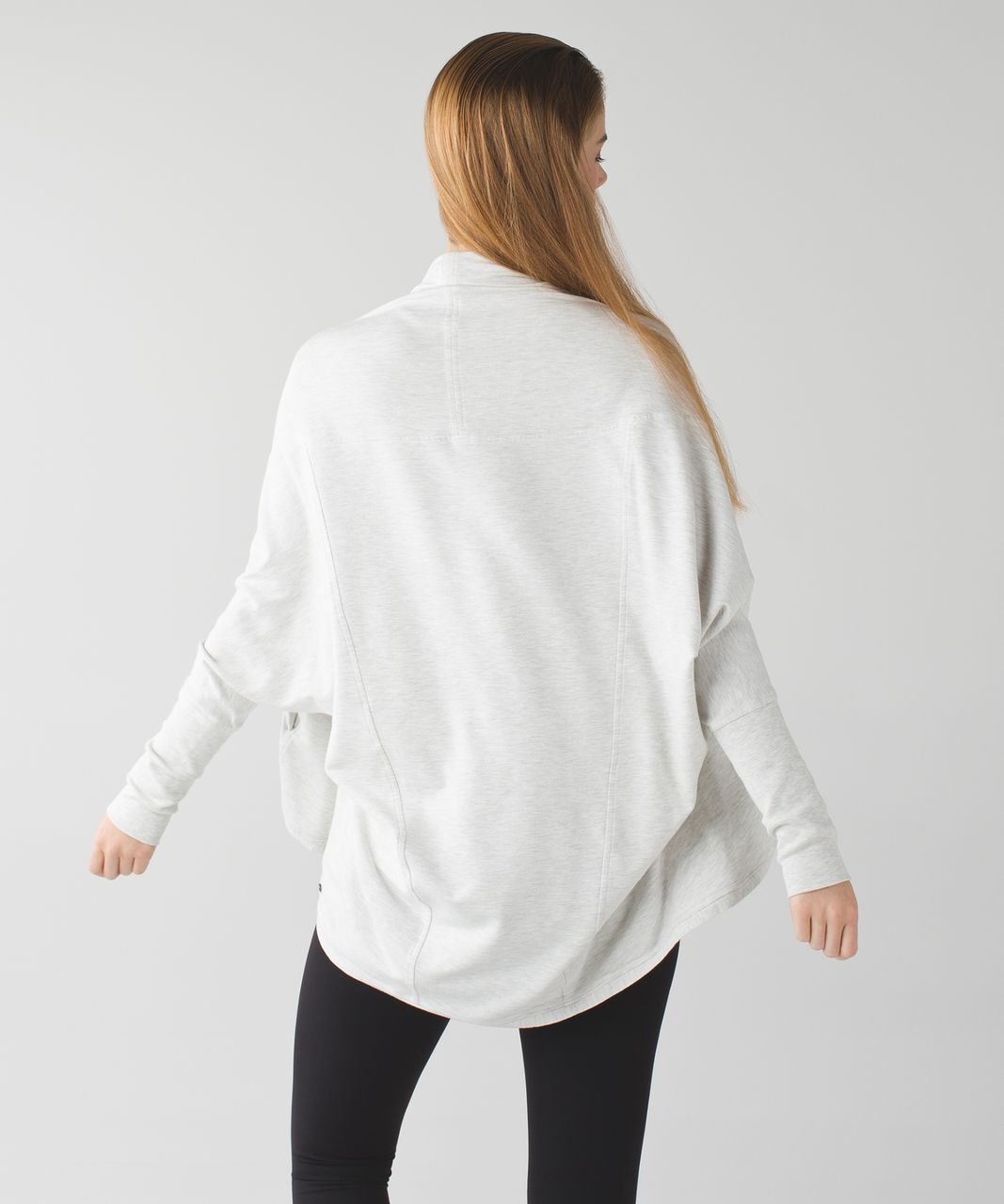 Lululemon To & Flow Wrap - Heathered Mod White