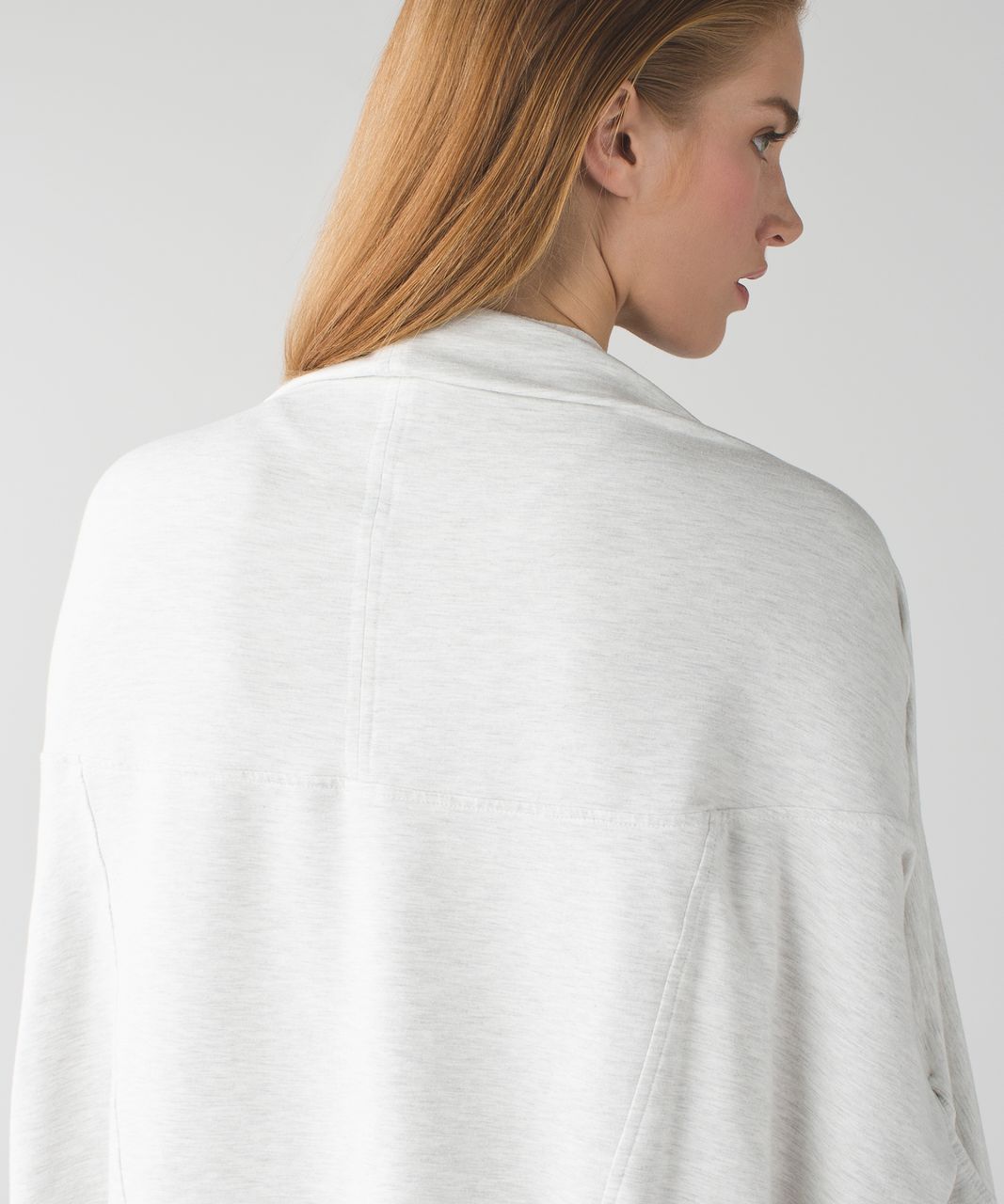 Lululemon To & Flow Wrap - Heathered Mod White