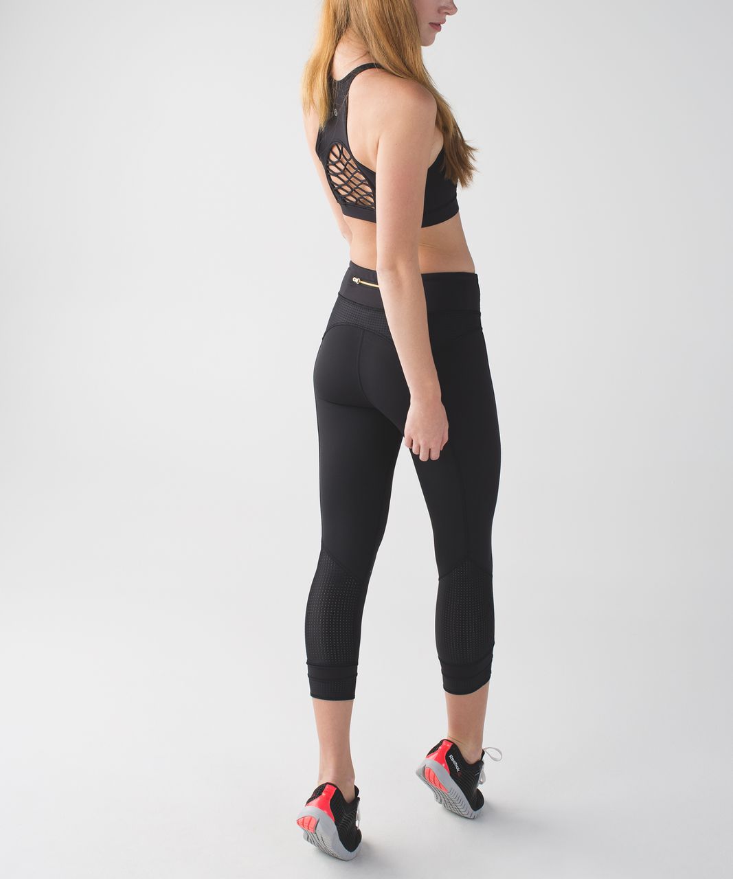 Lululemon Sweaty Or Not Crop - Black