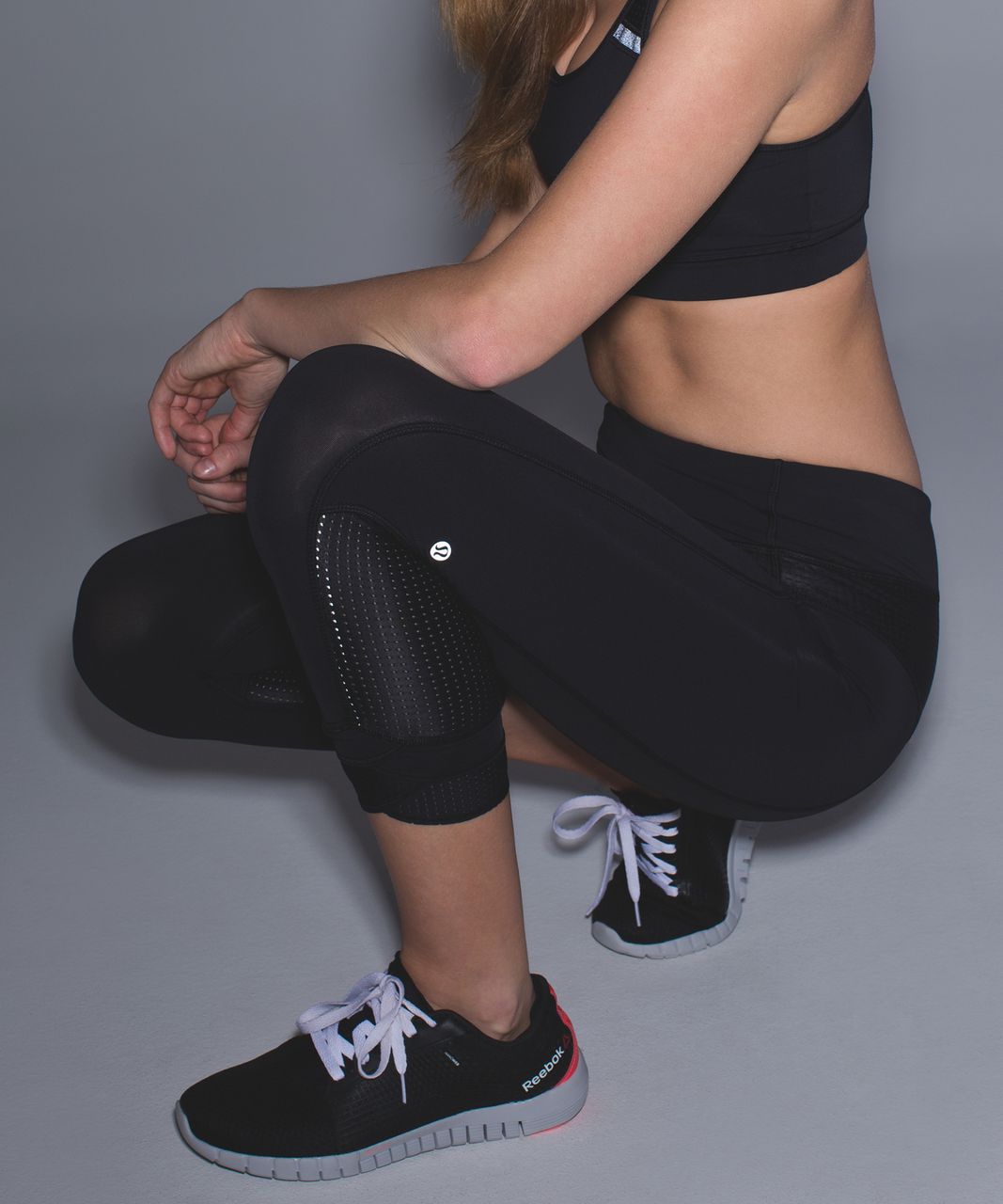 Lululemon Sweaty Or Not Crop - Black