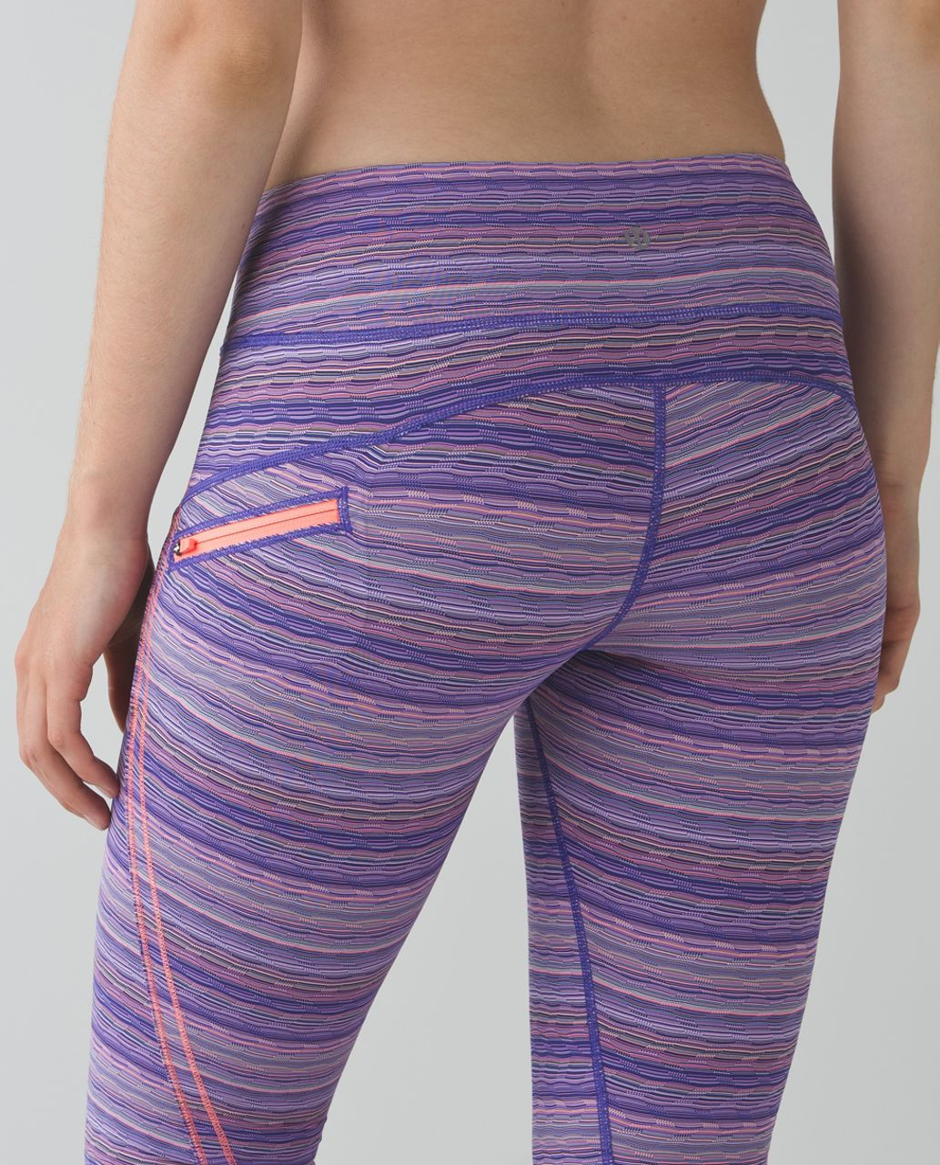 Lululemon Run: Top Speed Crop - Space Dye Twist Iris Flower Pink Shell -  lulu fanatics