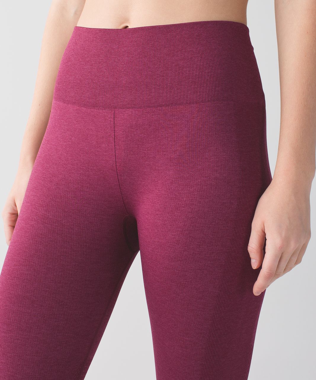 Lululemon Seamlessly Street Crop - Heathered Dashing Purple