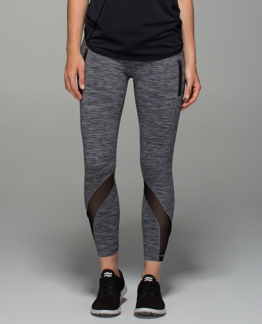 Lululemon Inspire Tight II (Mesh) - Wee Are From Space Black Slate / Black  - lulu fanatics