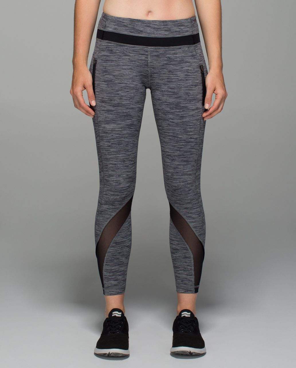 Lululemon Inspire Tight II (Mesh) - Wee Are From Space Black Slate / Black  - lulu fanatics