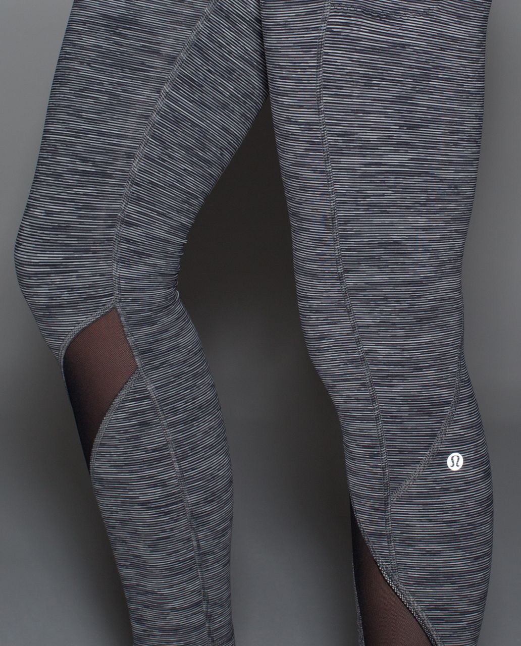 Lululemon Inspire Tight II (Mesh) - Wee Are From Space Black Slate / Black