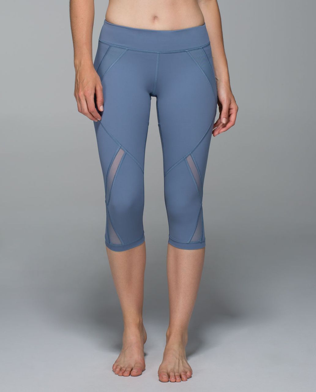 Lululemon Cool To Street Crop - Blue Denim / Banana Leaf Blush Quartz