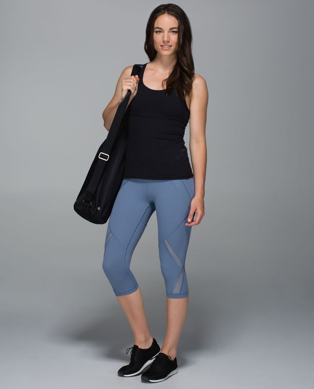 Lululemon Cool To Street Crop - Blue Denim / Banana Leaf Blush Quartz