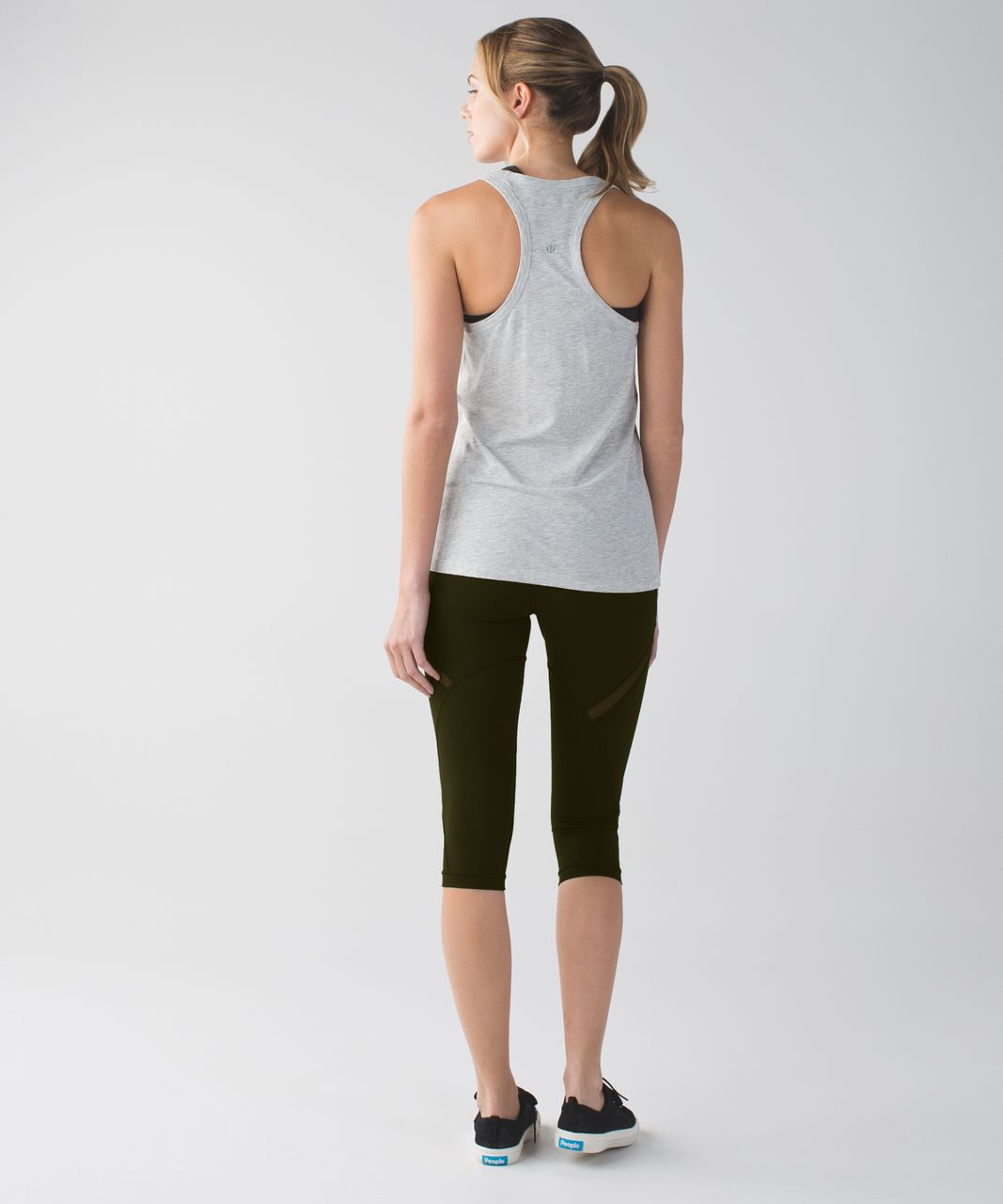 Lululemon Cool To Street Crop - Gator Green