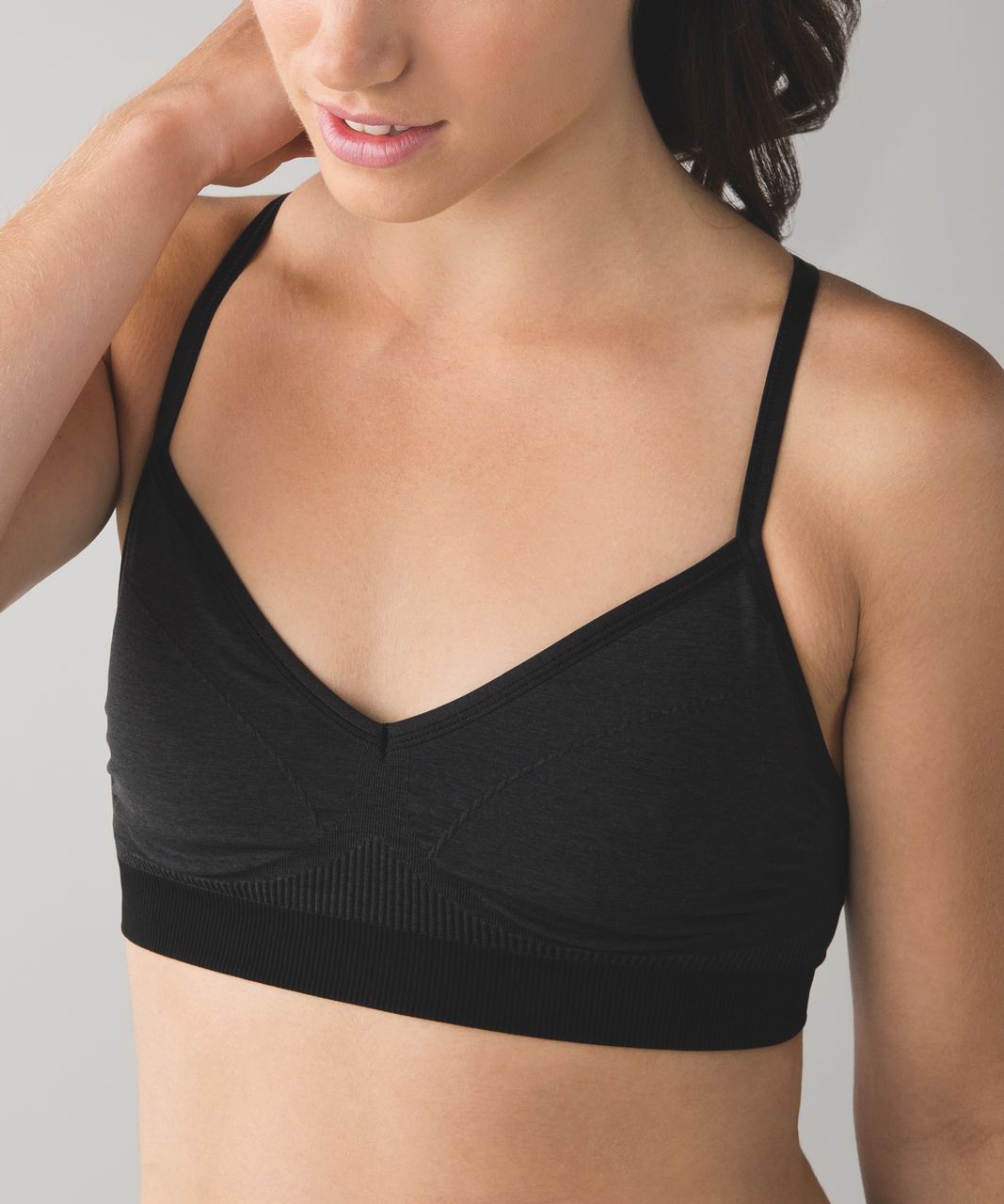 Lululemon Seamlessly Plunge Bra - Heathered Bruised Berry - lulu fanatics