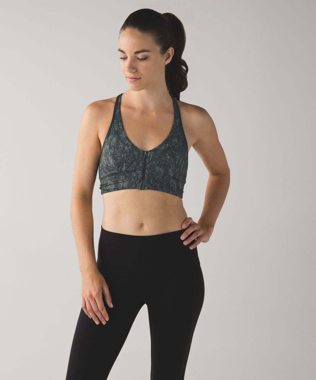 Lululemon Cool To Street Bra - Jazzy White Gator Green / Gator Green - lulu  fanatics