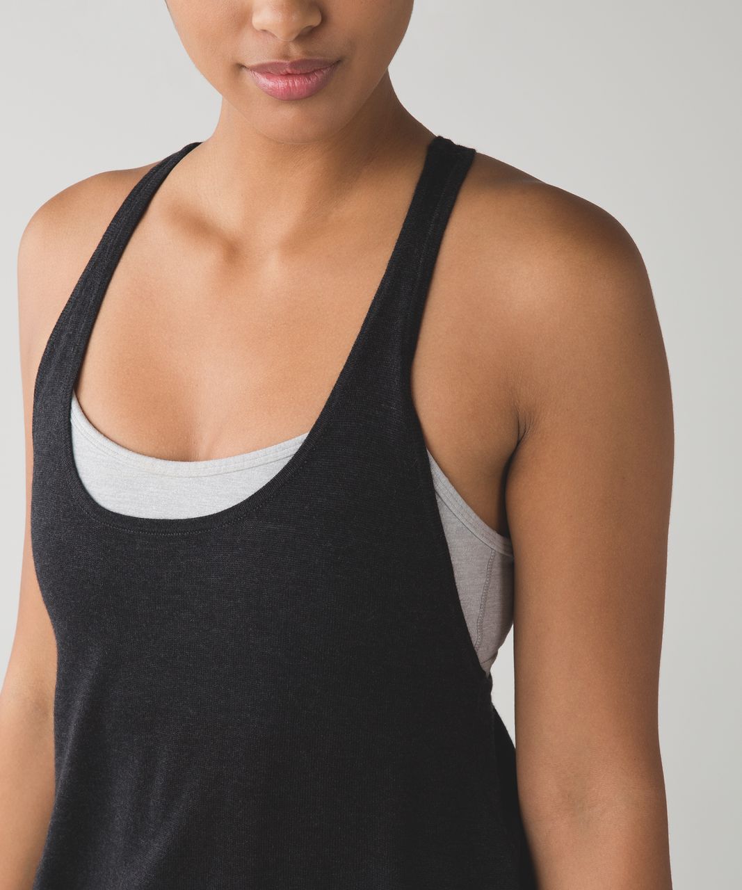 Lululemon Daya Knit Tank - Heathered Black