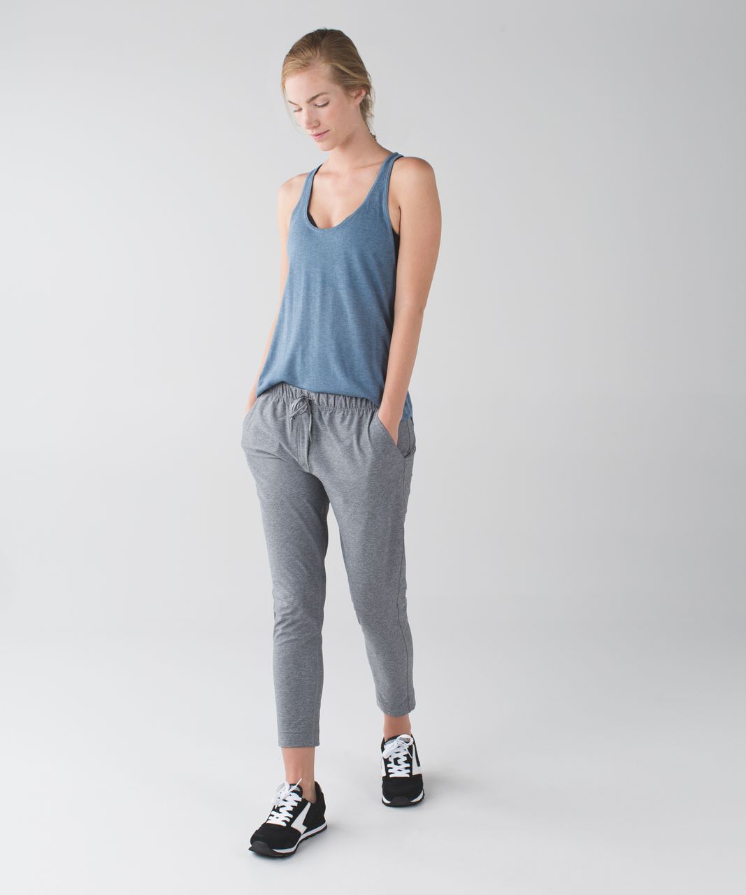 Lululemon Daya Knit Tank - Heathered Blue Denim