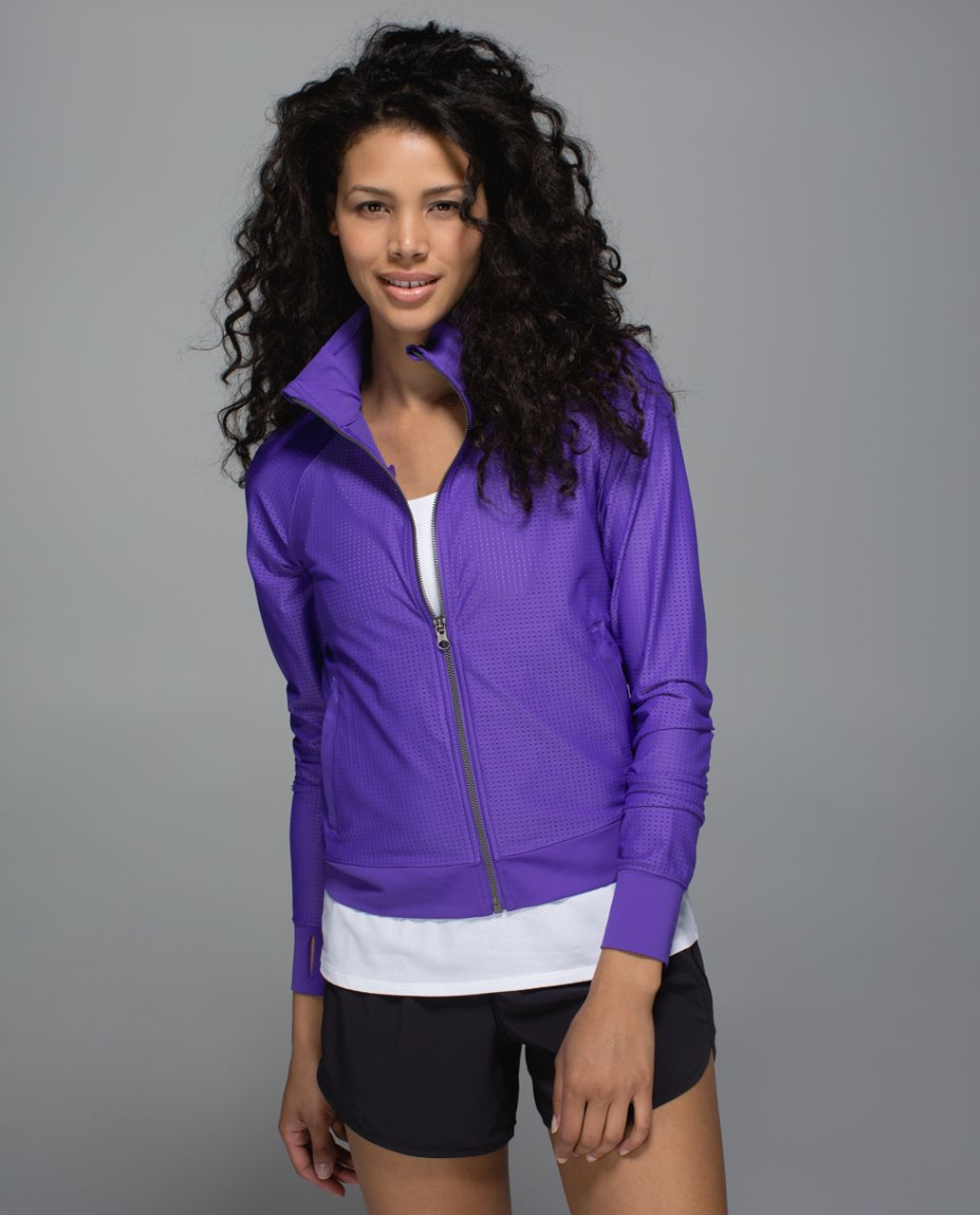 Lululemon Sweaty Or Not Jacket - Iris Flower