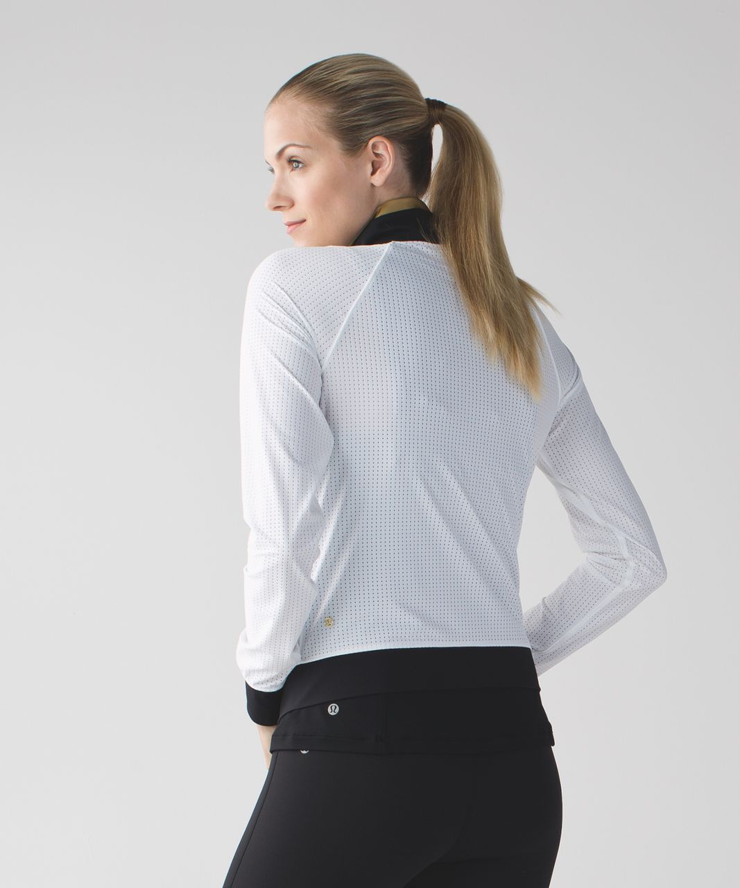 Lululemon Sweaty Or Not Jacket - White / Black