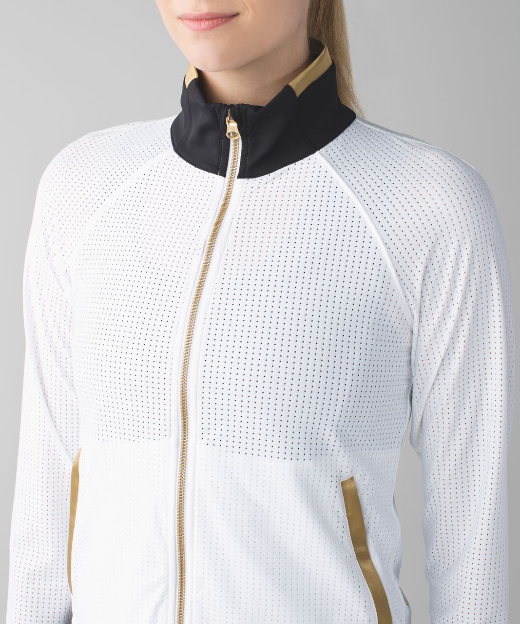 Lululemon Sweaty Or Not Jacket - White / Black