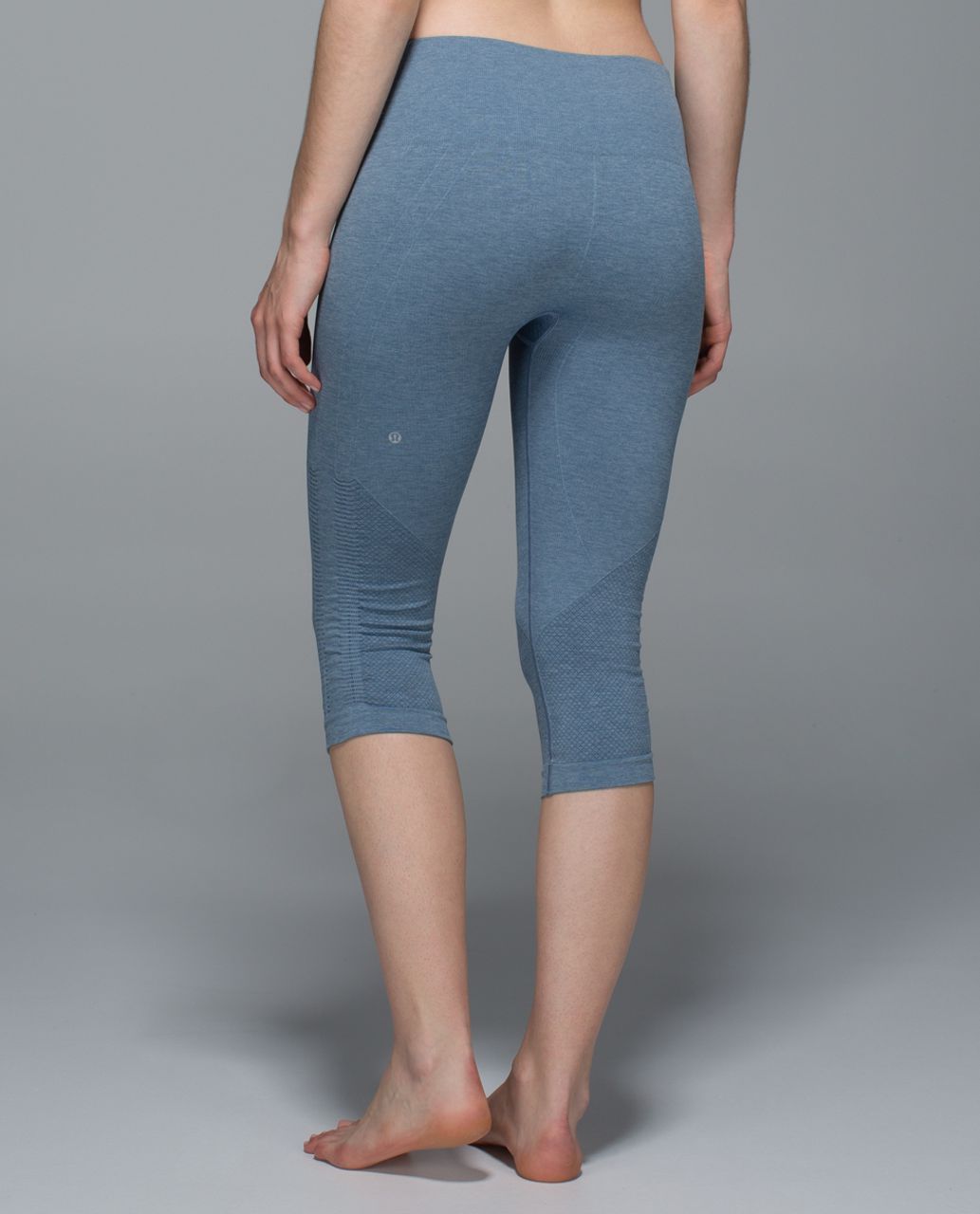 Lululemon In The Flow Crop II - Heathered Deep Coal - lulu fanatics