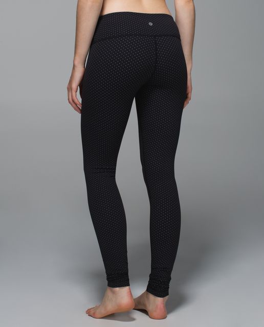 Lululemon Wunder Under Pant III - Black / Tofino Teal / Alberta