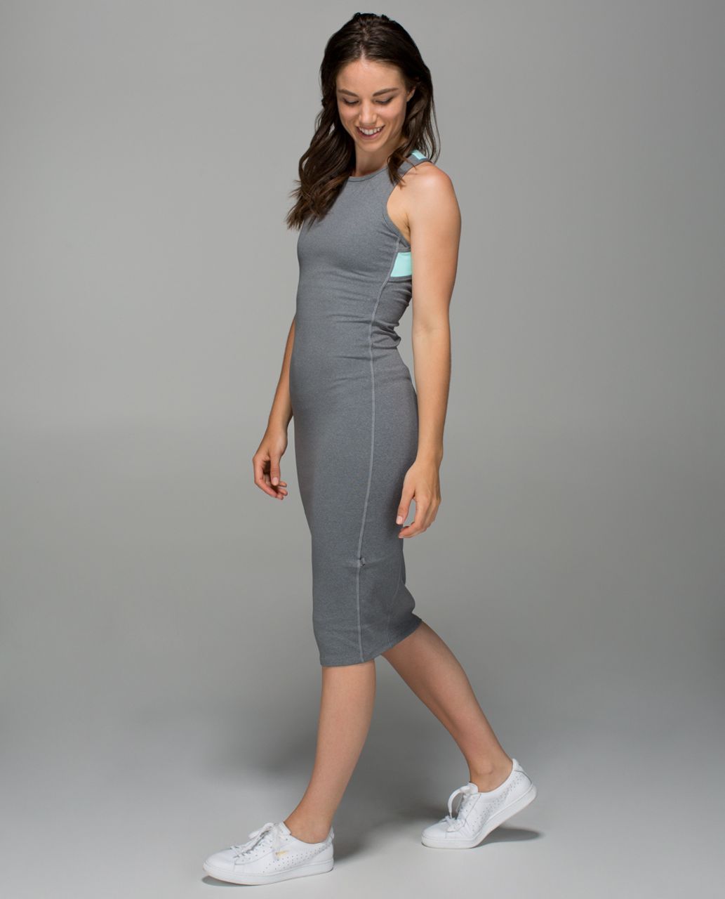 Lululemon Picnic Play Dress - Heathered Slate / Tranquil Blue