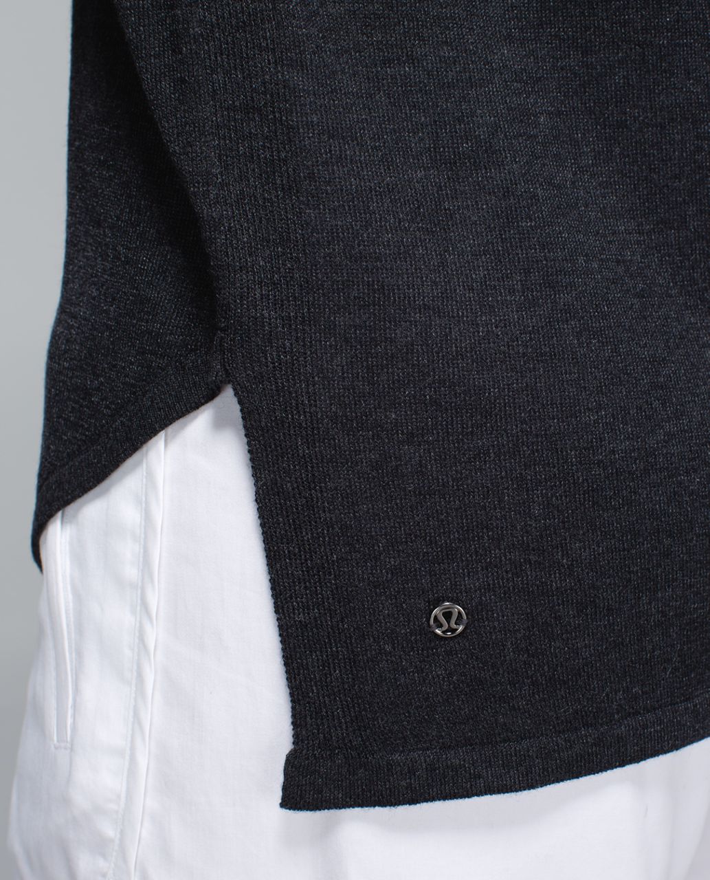 Lululemon Daya Knit Tee - Heathered Black