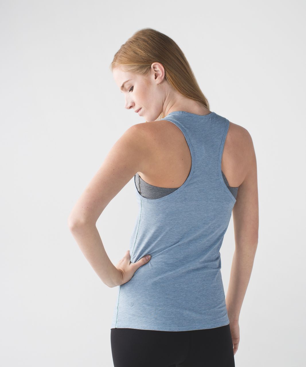 Lululemon Superb Tank *Print - Heathered Blue Denim