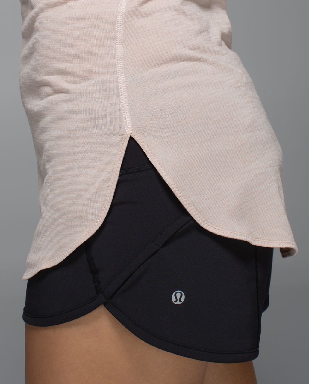 Lululemon What The Sport Singlet - Heathered Grain / Grapefruit