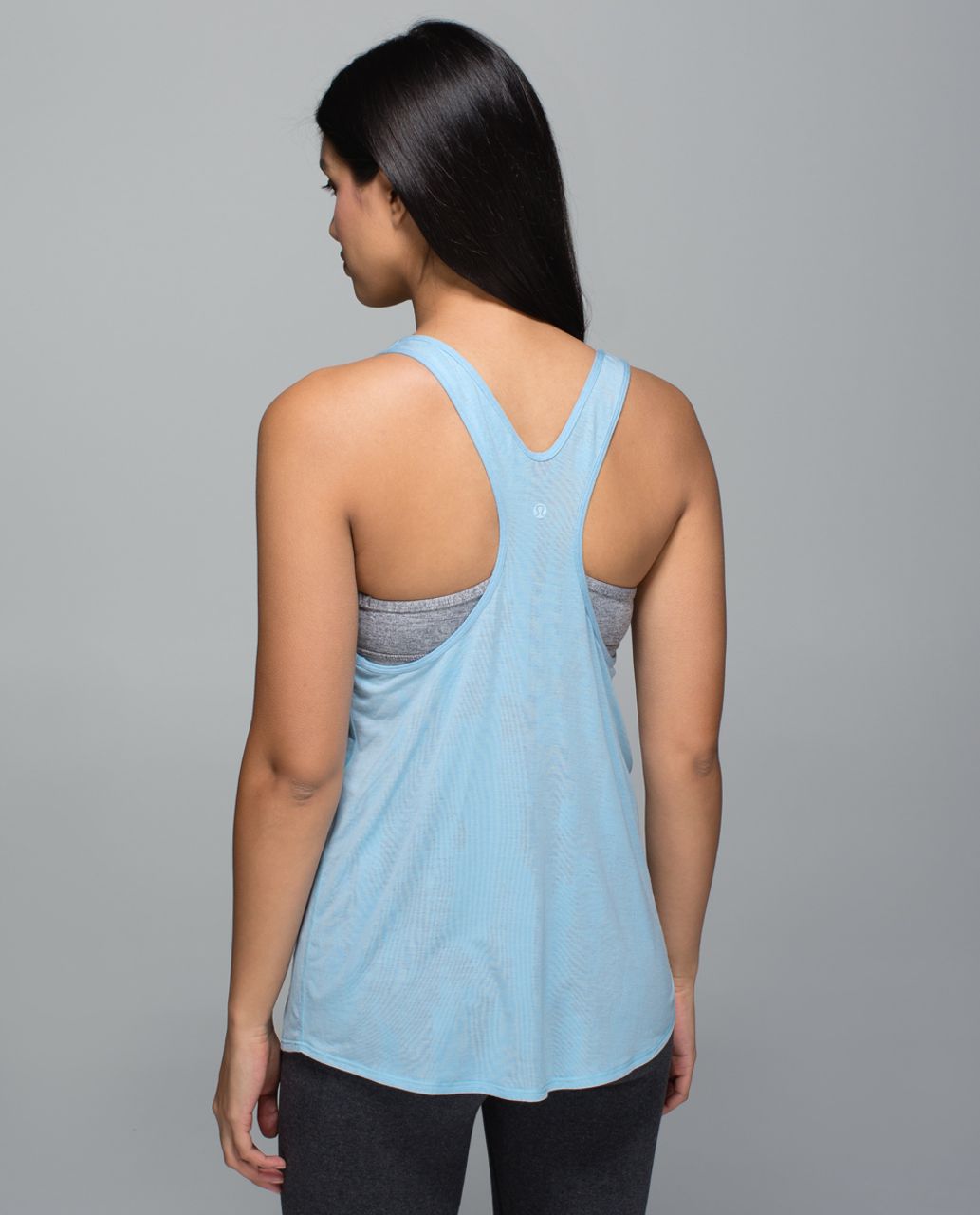 Lululemon Om Racerback - Nightsky Burnout Caspian Blue