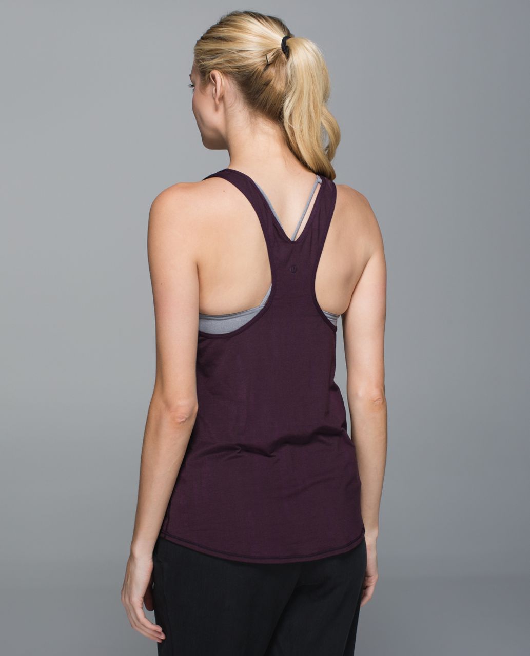 Lululemon Om Racerback - Nightsky Burnout Black Cherry