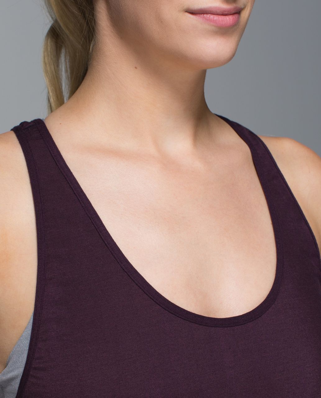 Lululemon Om Racerback - Nightsky Burnout Black Cherry